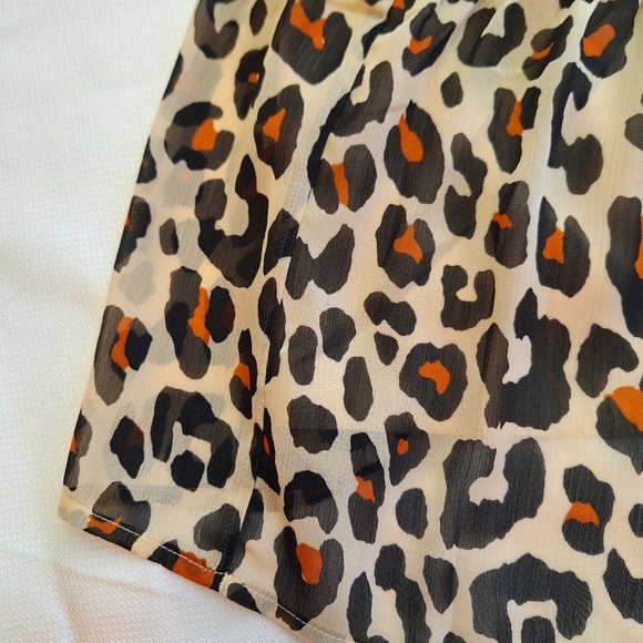 LOFT brand " The Leapard baby doll" dress size medium. - Picture 6 of 10